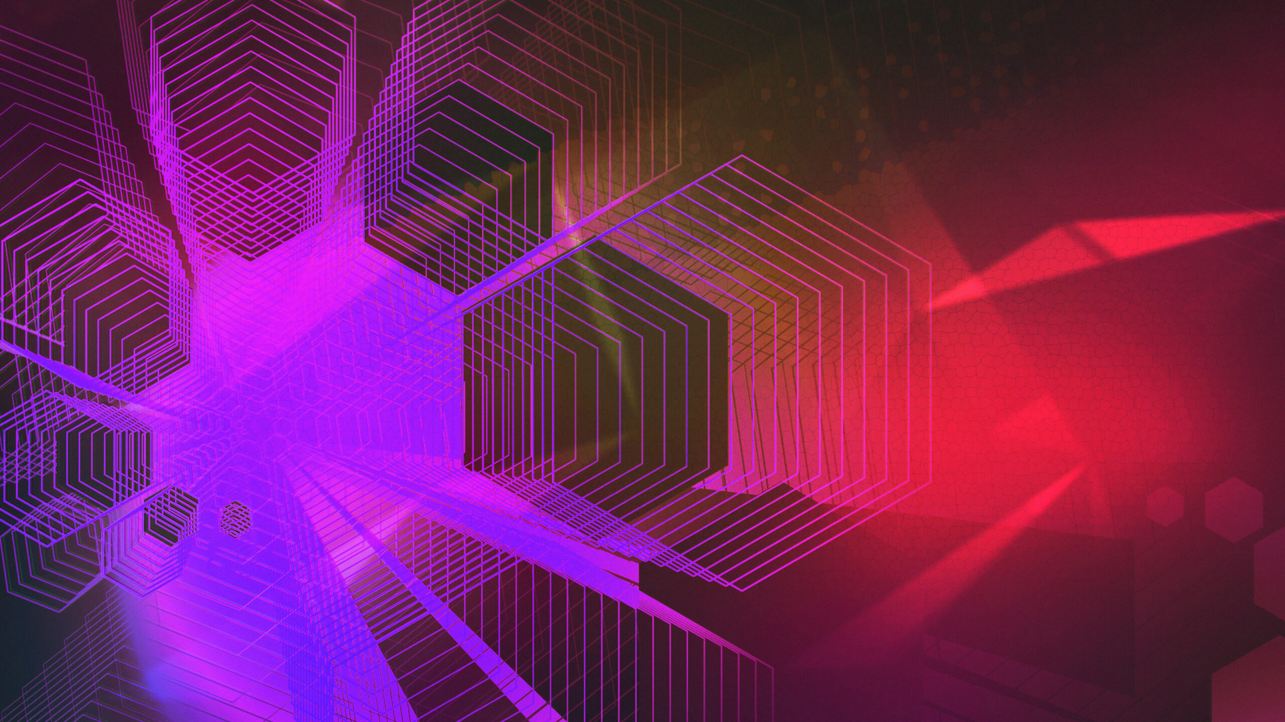 Purple Pink Hexagon Geometric Shapes Abstraction K HD Abstract