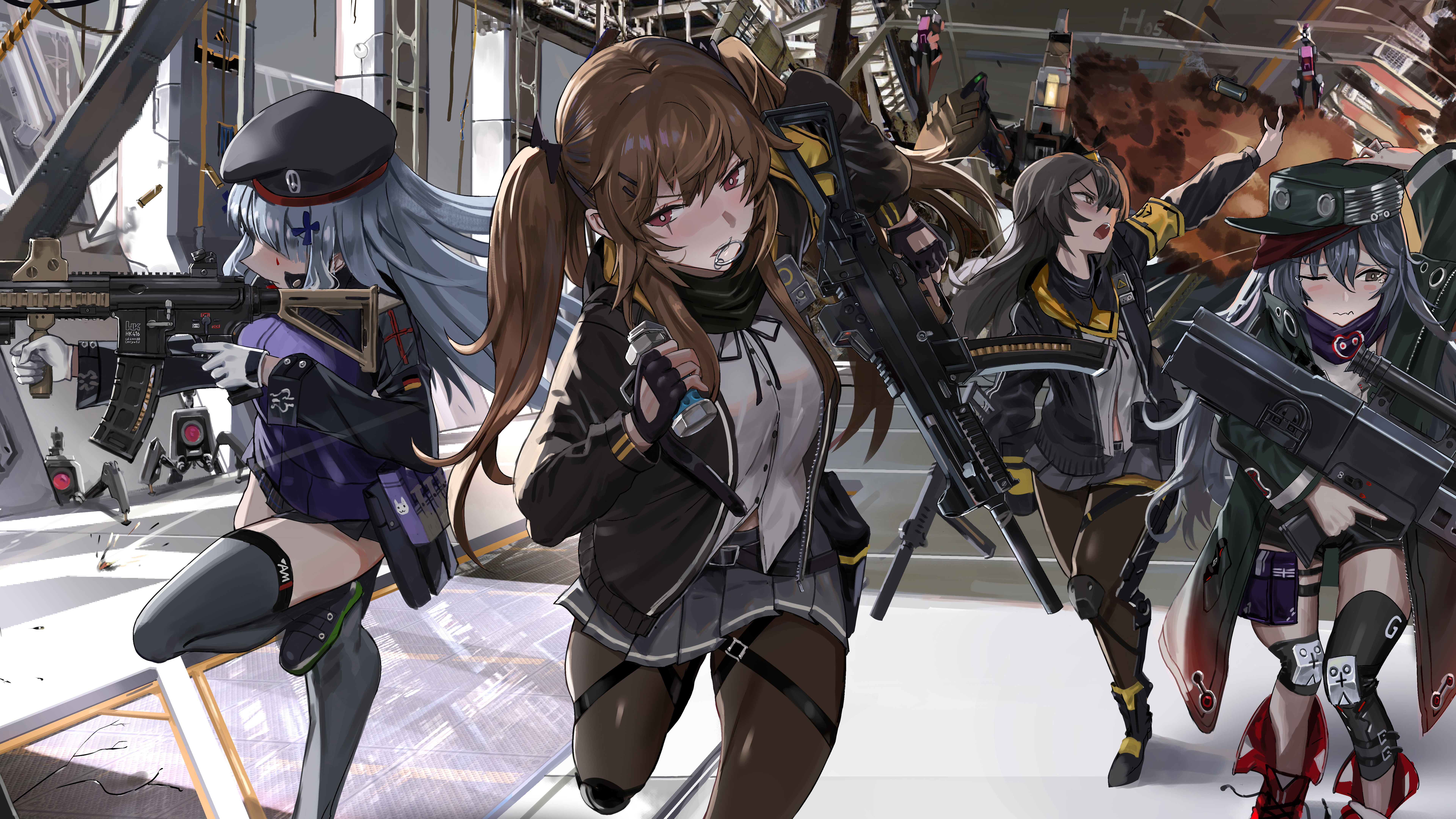 Girls Frontline G HK UMP UMP Running With Guns K K HD