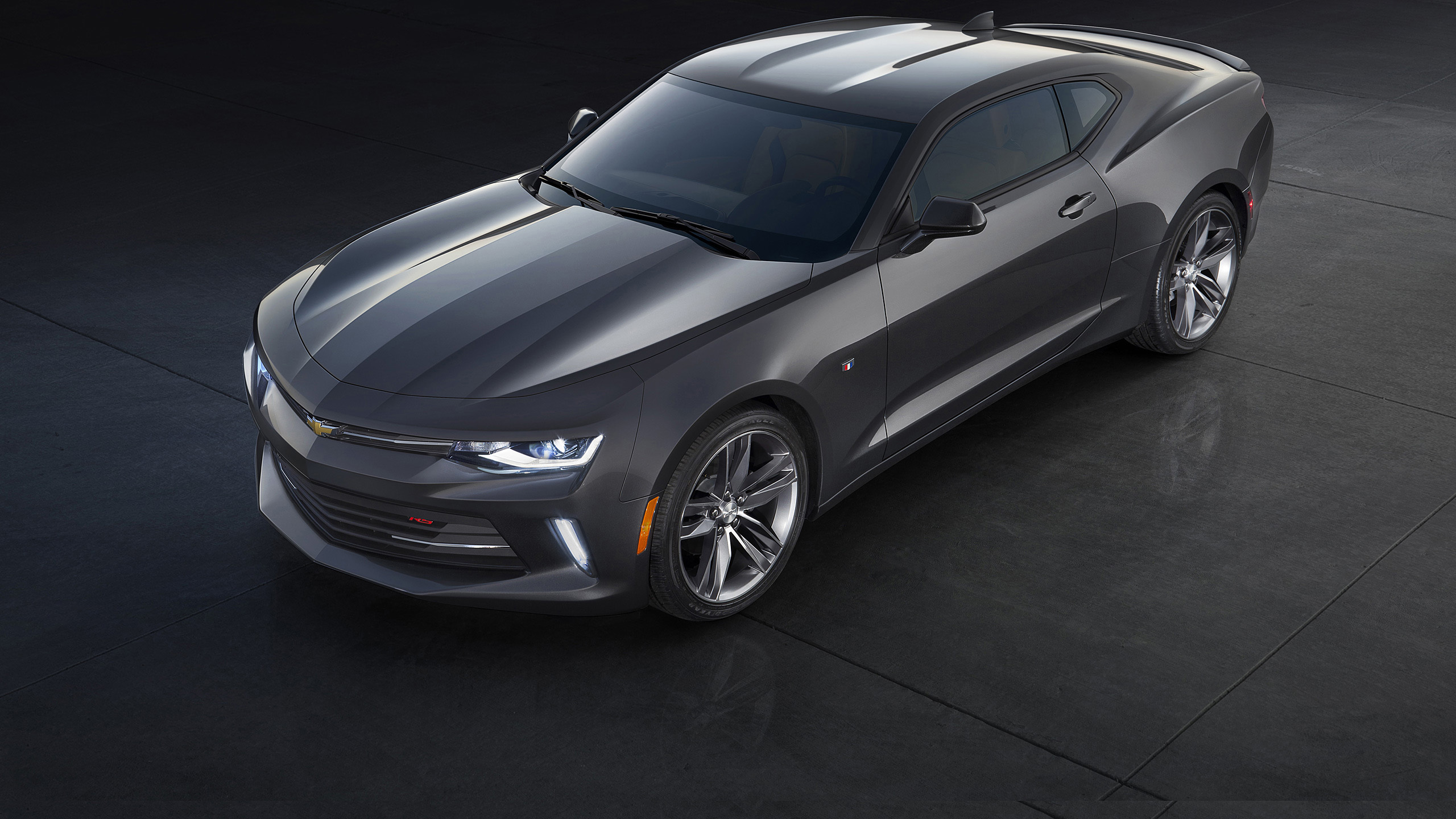 Chevrolet Camaro RS Coupe Gray Car Muscle Car HD