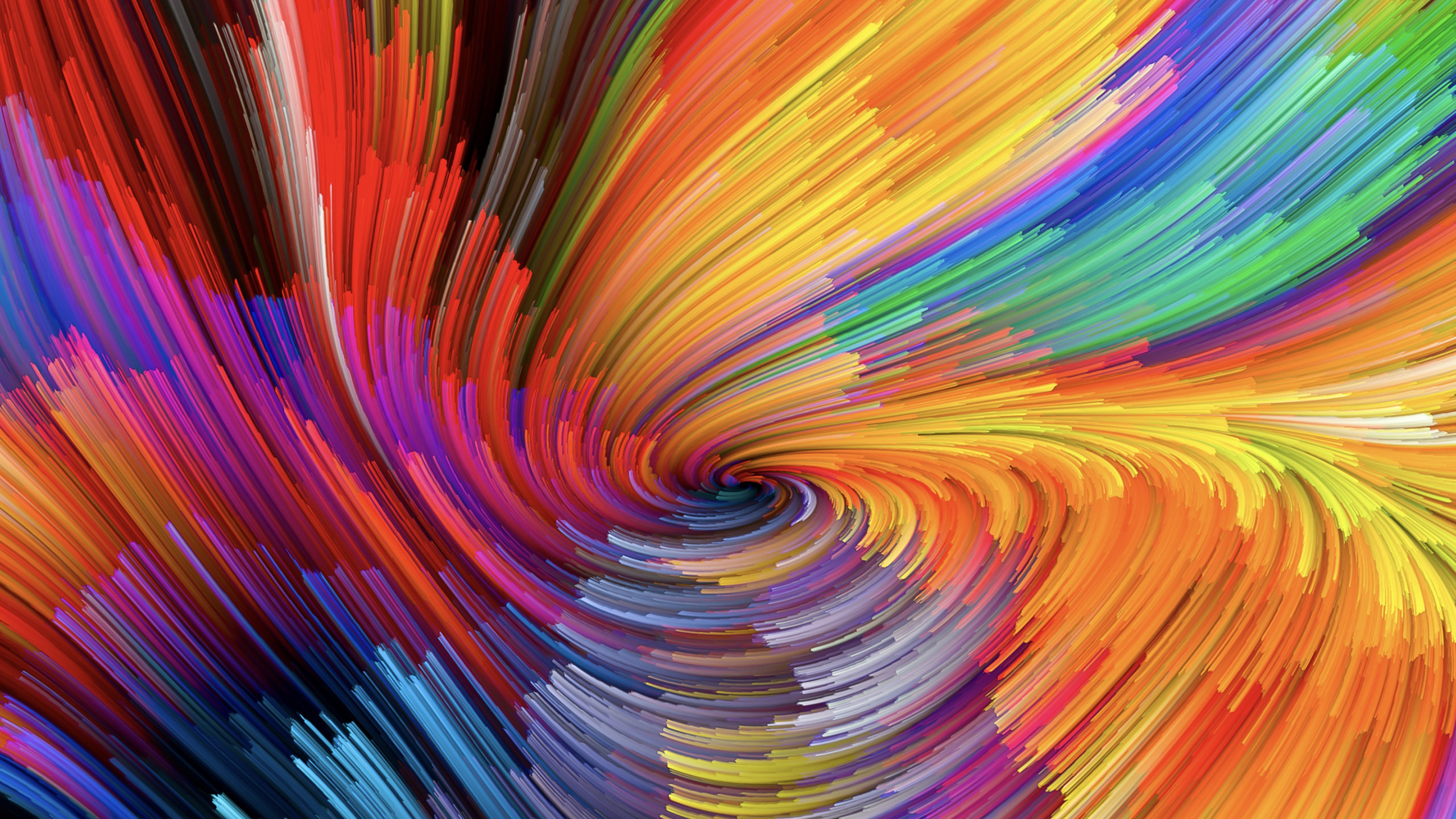 Multicolors Spiral HD Abstract