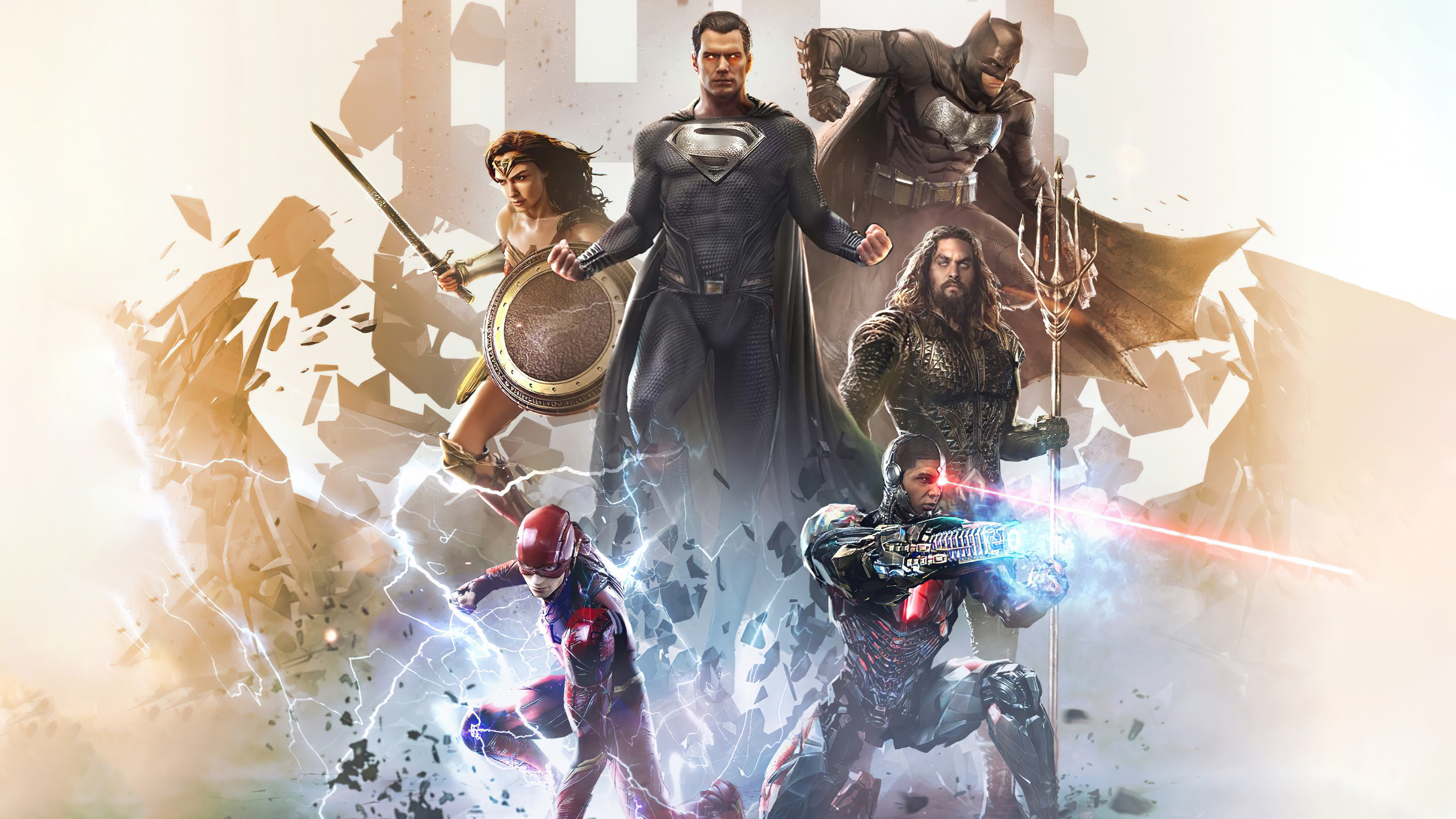 Barry Allen Batman Cyborg DC Comics Flash Justice League Superman Wonder Woman K K HD Zack Snyder’s Justice League