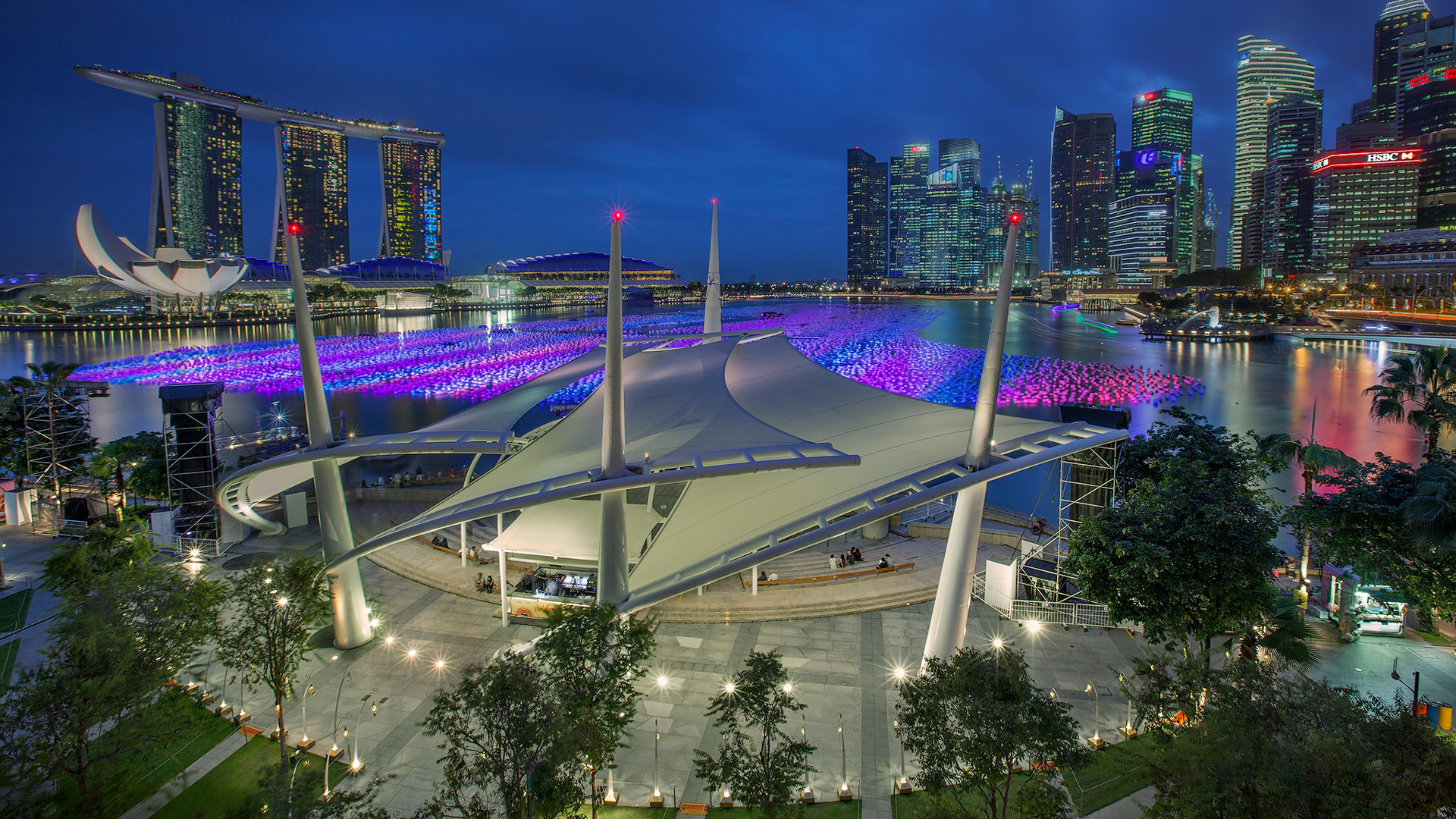 Marina Bay Sands Singapore HD City