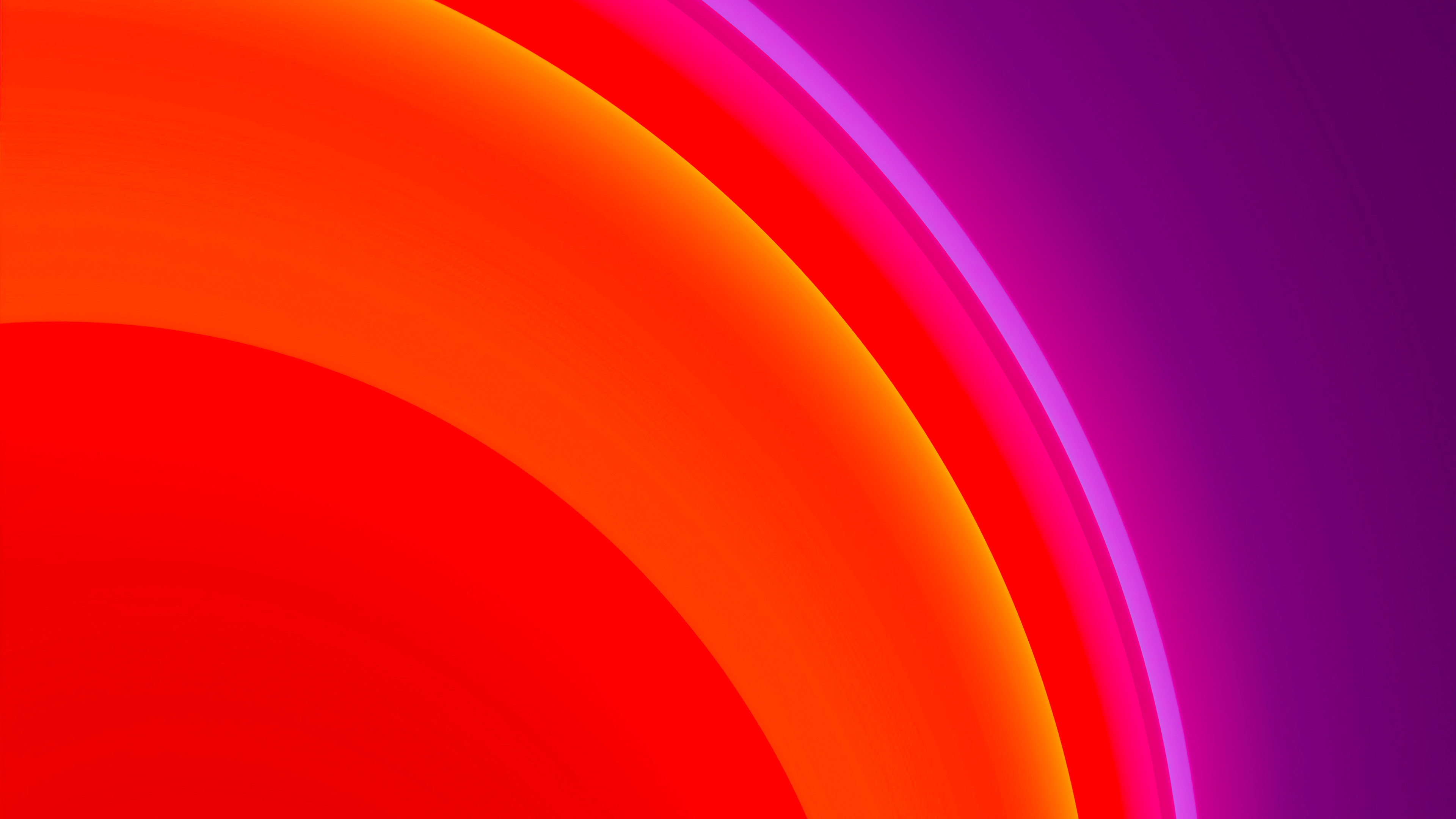 Yellow Red Pink Purple Geometric Circle Abstraction K HD Abstract