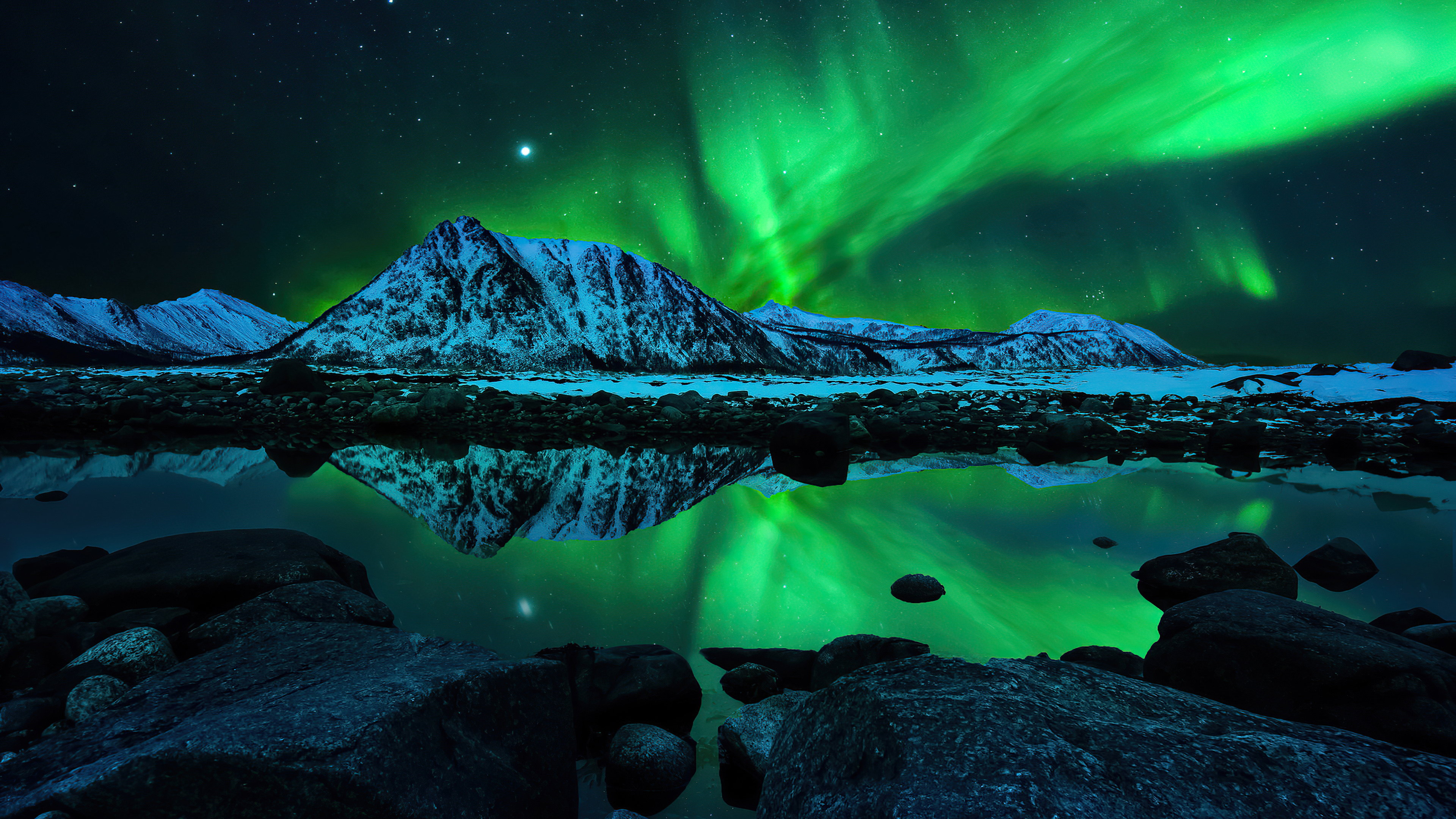 Northern Lights Aurora Borealis K HD Nature