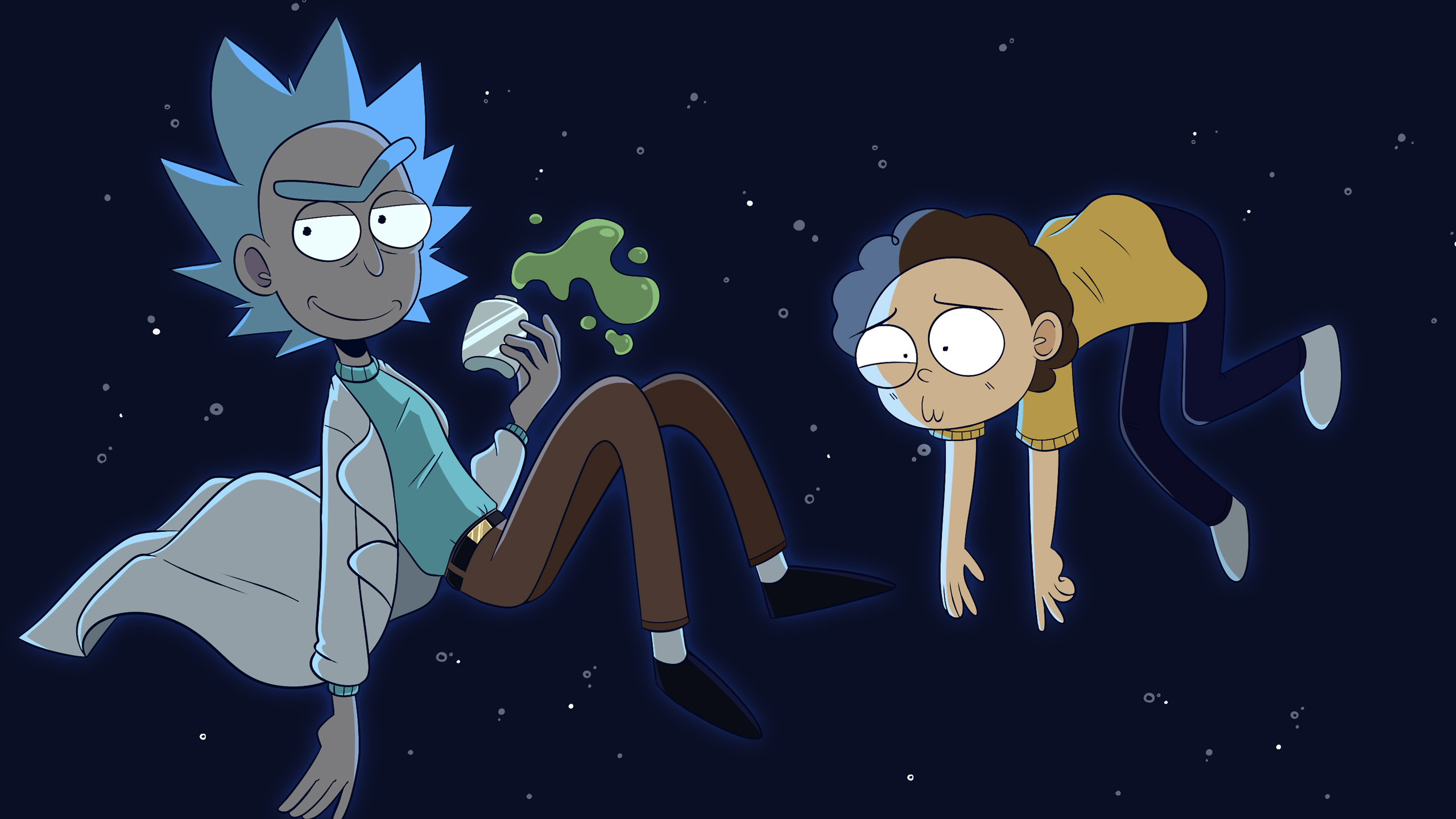 TV Show Rick and Morty Morty Smith Rick Sanchez Scientist Space HD