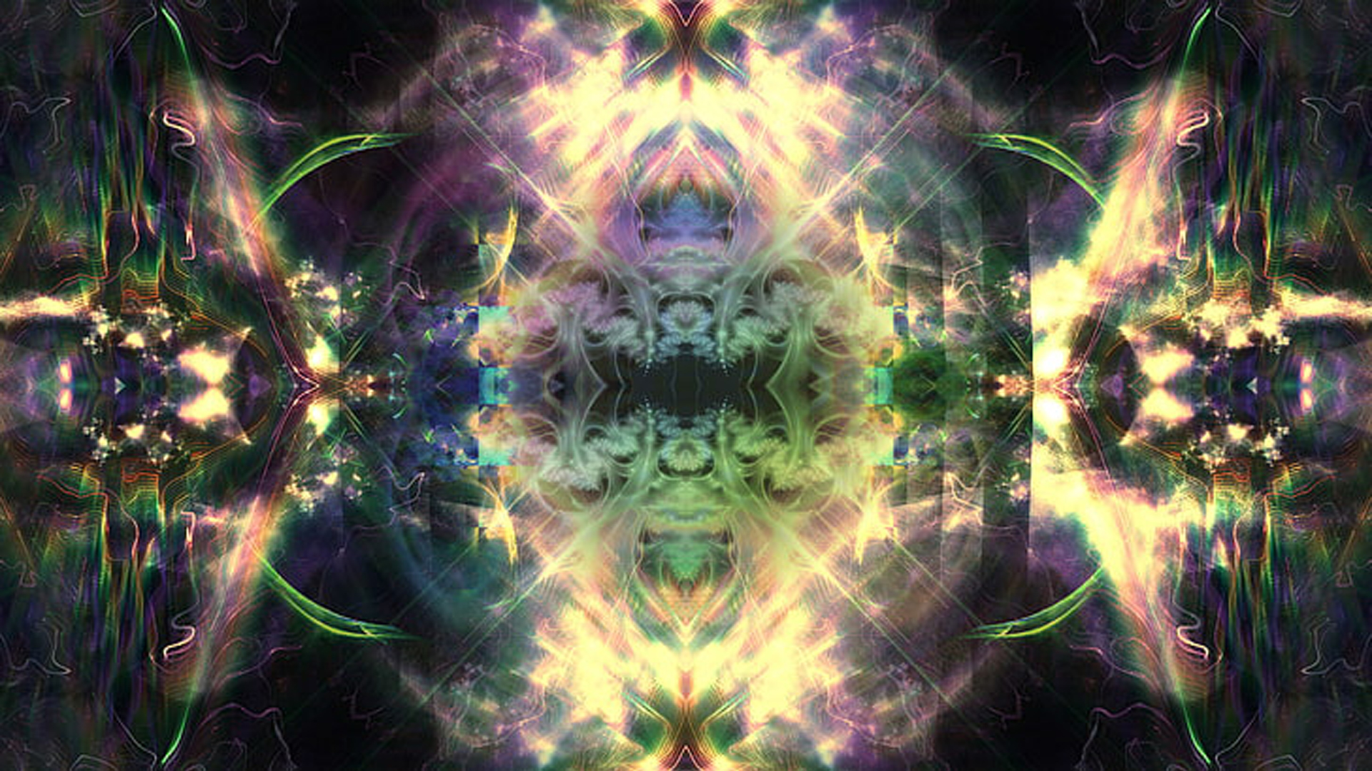 Light Purple Green Psychedelic Trippy Shapes HD Trippy