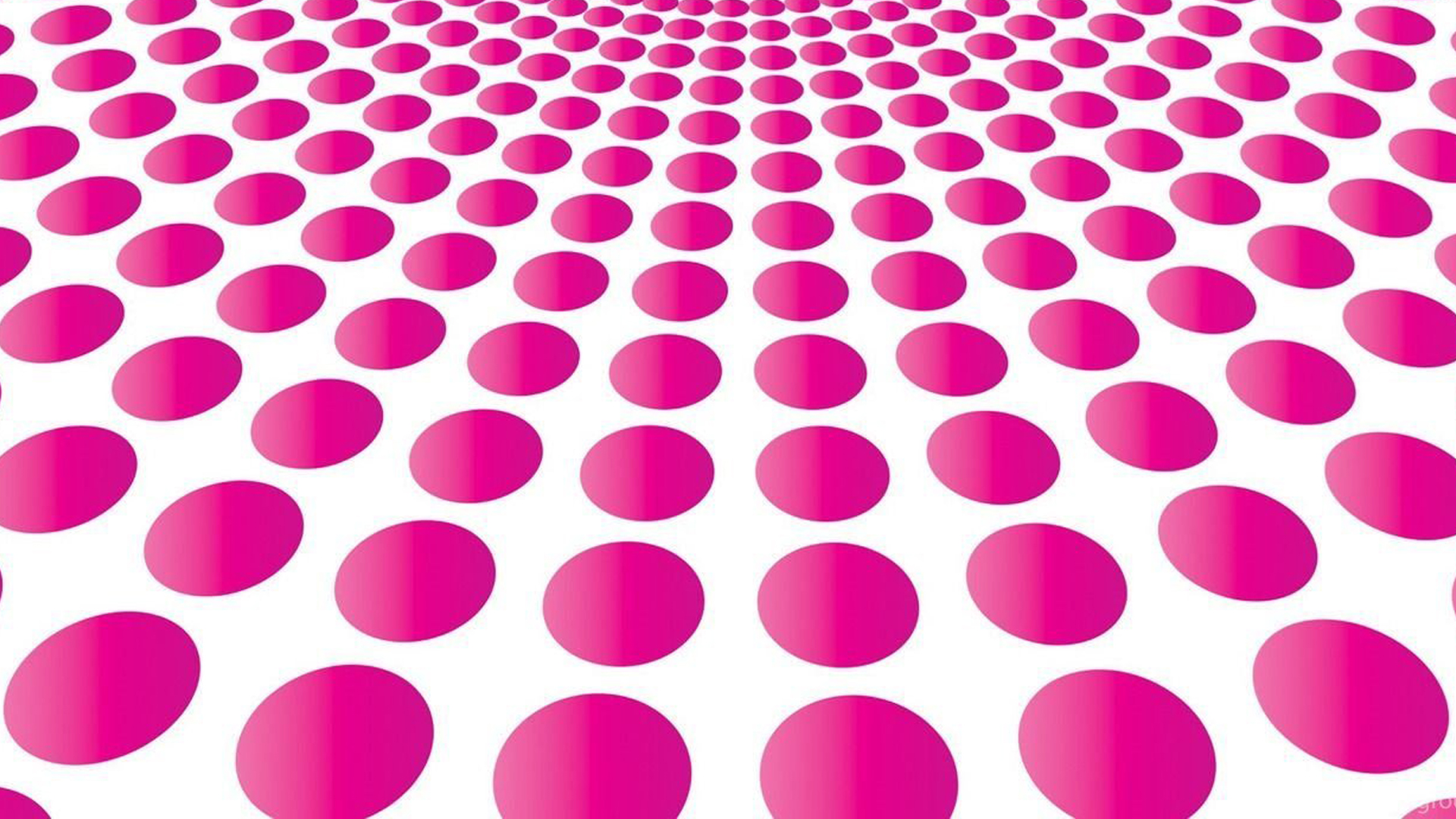 Pink Funnel Artistic Round White Wallpaper HD Abstract