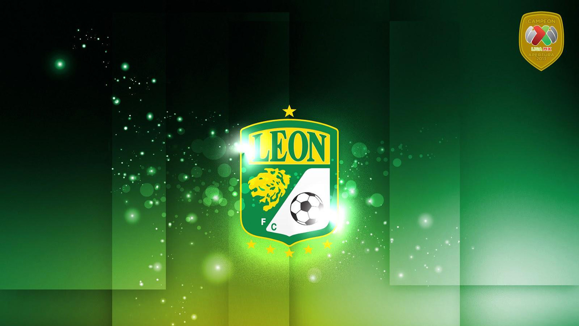 Leon Club Logo In Green Bokeh Wallpaper HD Leon FC