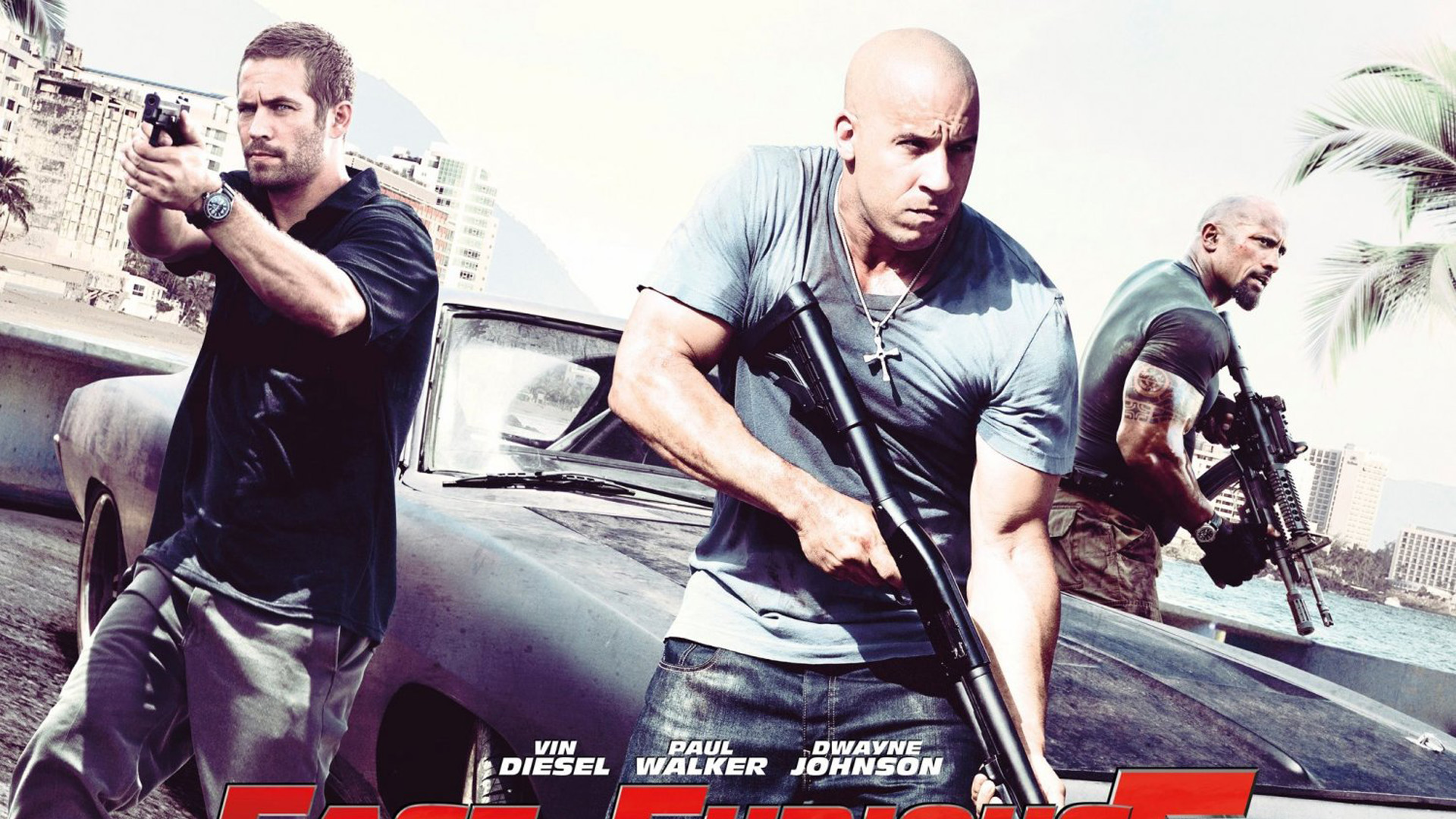 Brian OConner Dominic Toretto Dwayne Johnson Luke Hobbs Paul Walker Vin Diesel HD Fast And Furious