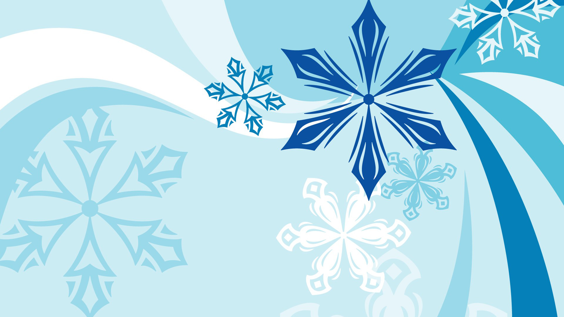 Blue Christmas Snowflake HD Snowflake