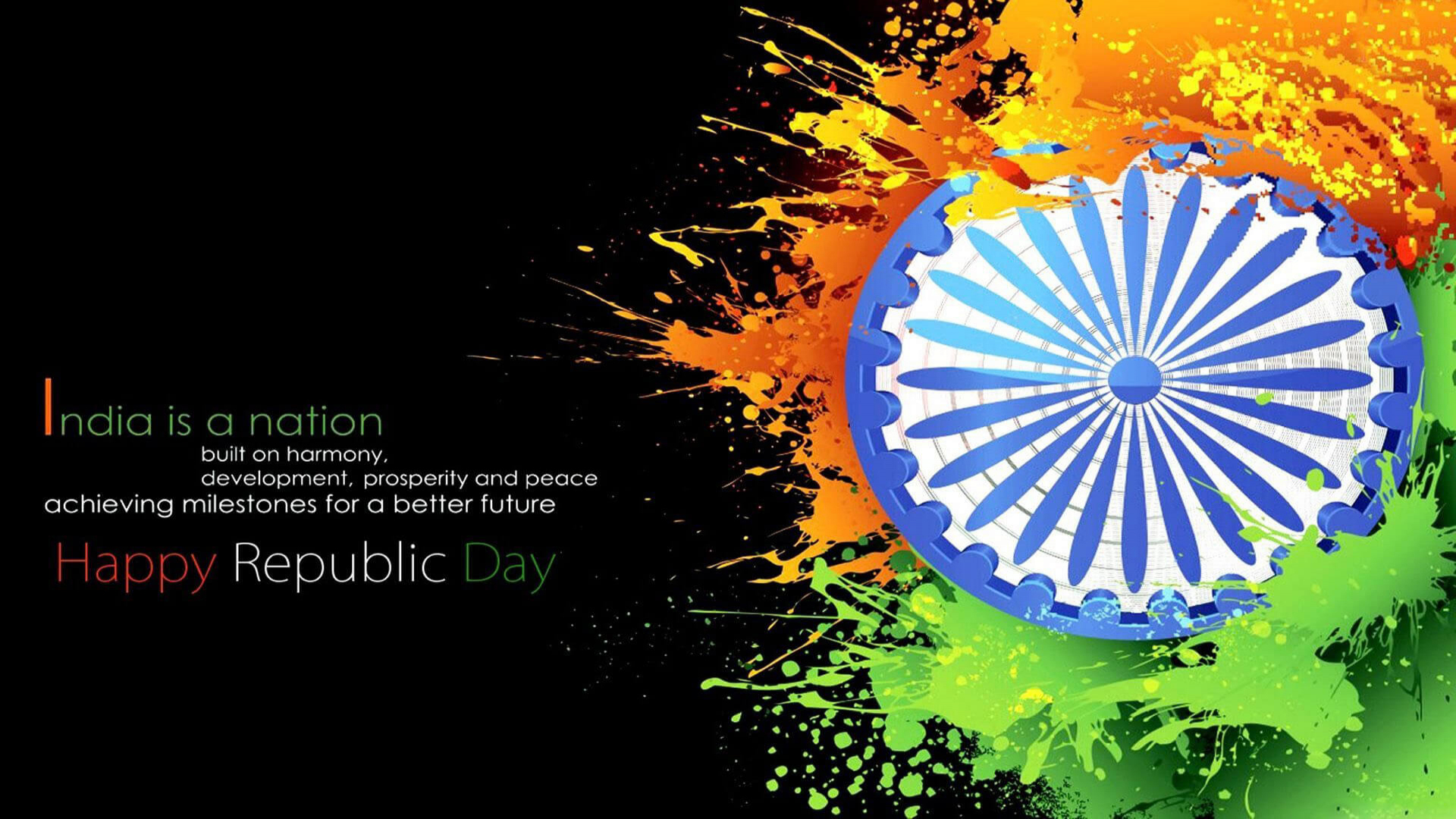 India Is A Nation Built On Harmony Development Prosperity And Peace Achieving Milestones For A Better Future HD Republic Day