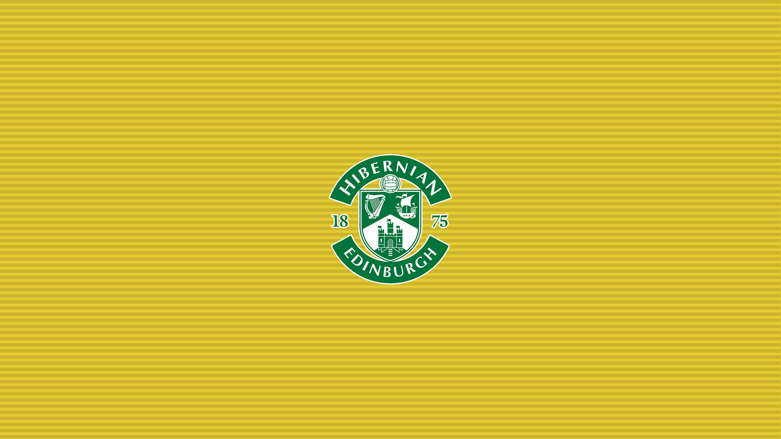 Emblem Logo Soccer Yellow Wallpaper HD Hibernian FC