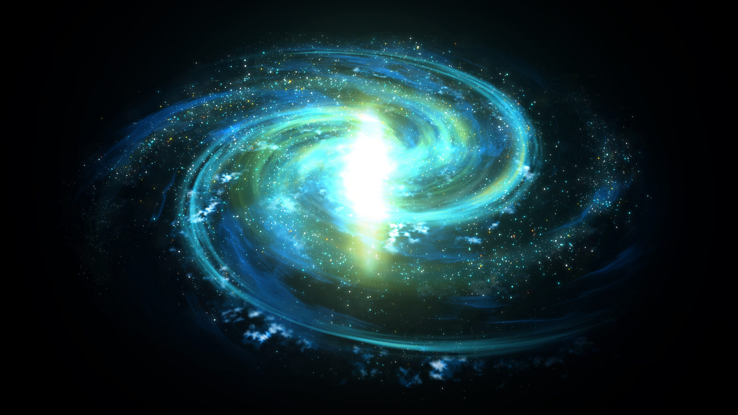 Glare Glitter Stars Explosion Space Galaxy Dark Wallpaper K HD Space