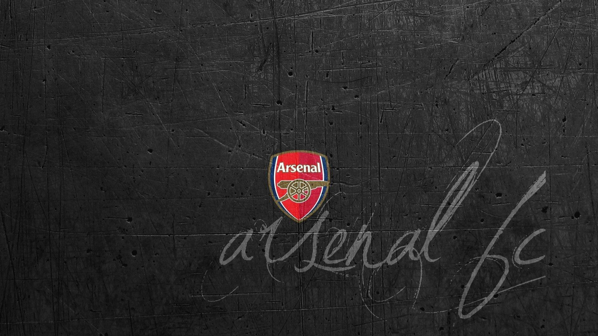 Arsenal Logo In Black Wallpaper HD Arsenal
