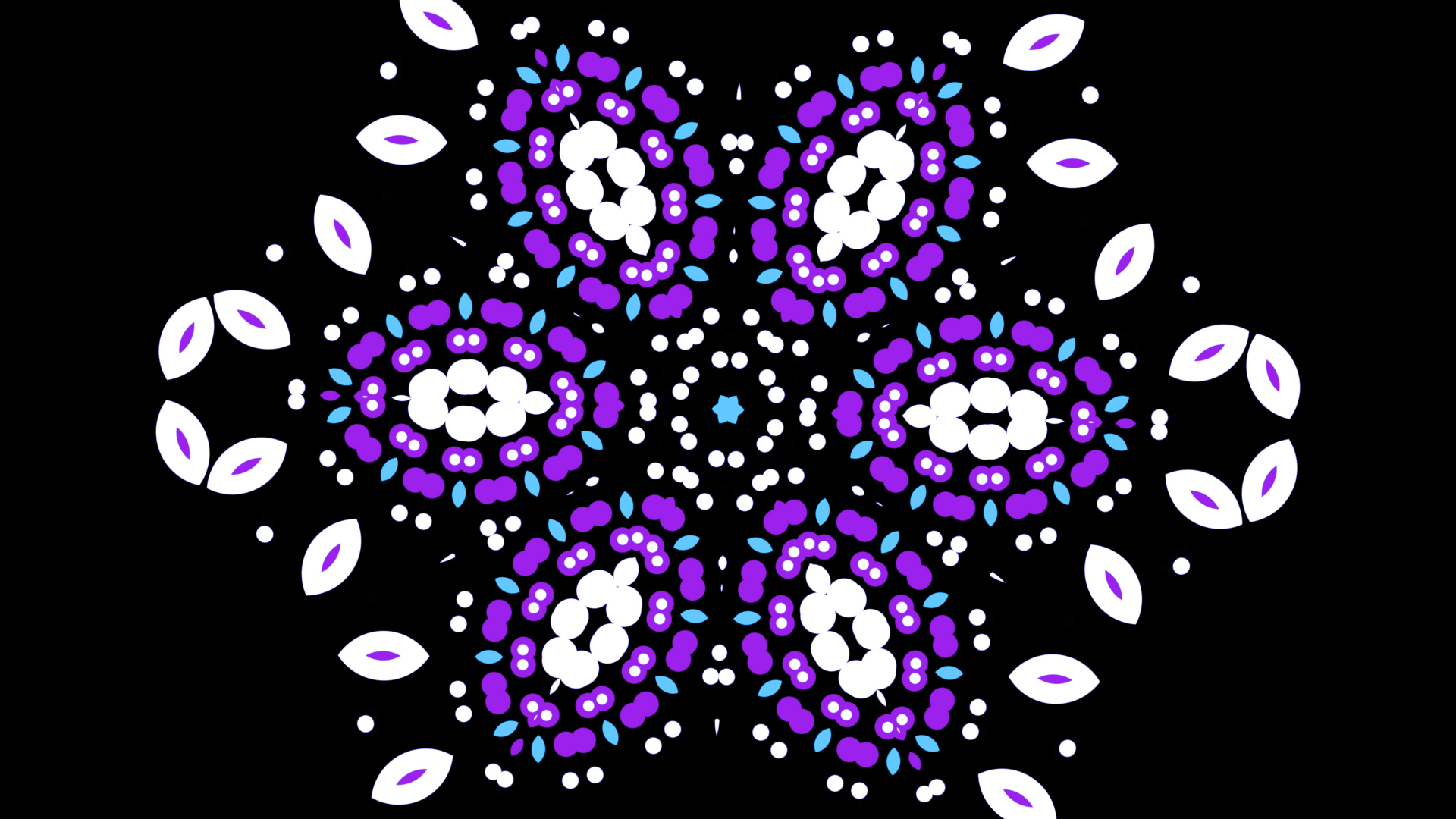 White Purple Colorful Geometry HD Abstract