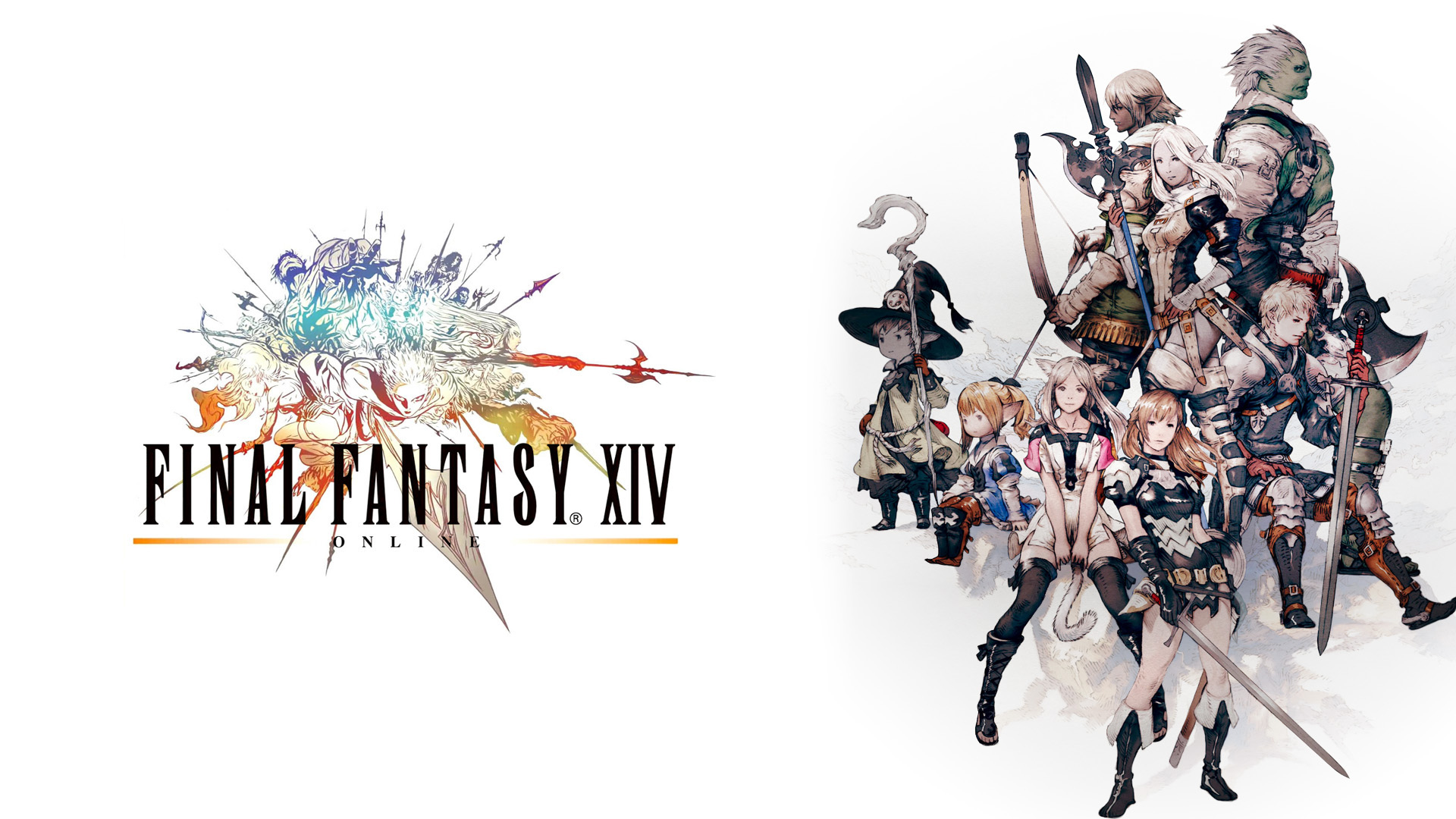 Final Fantasy XIV Warriors With White Wallpaper HD Final Fantasy XIV