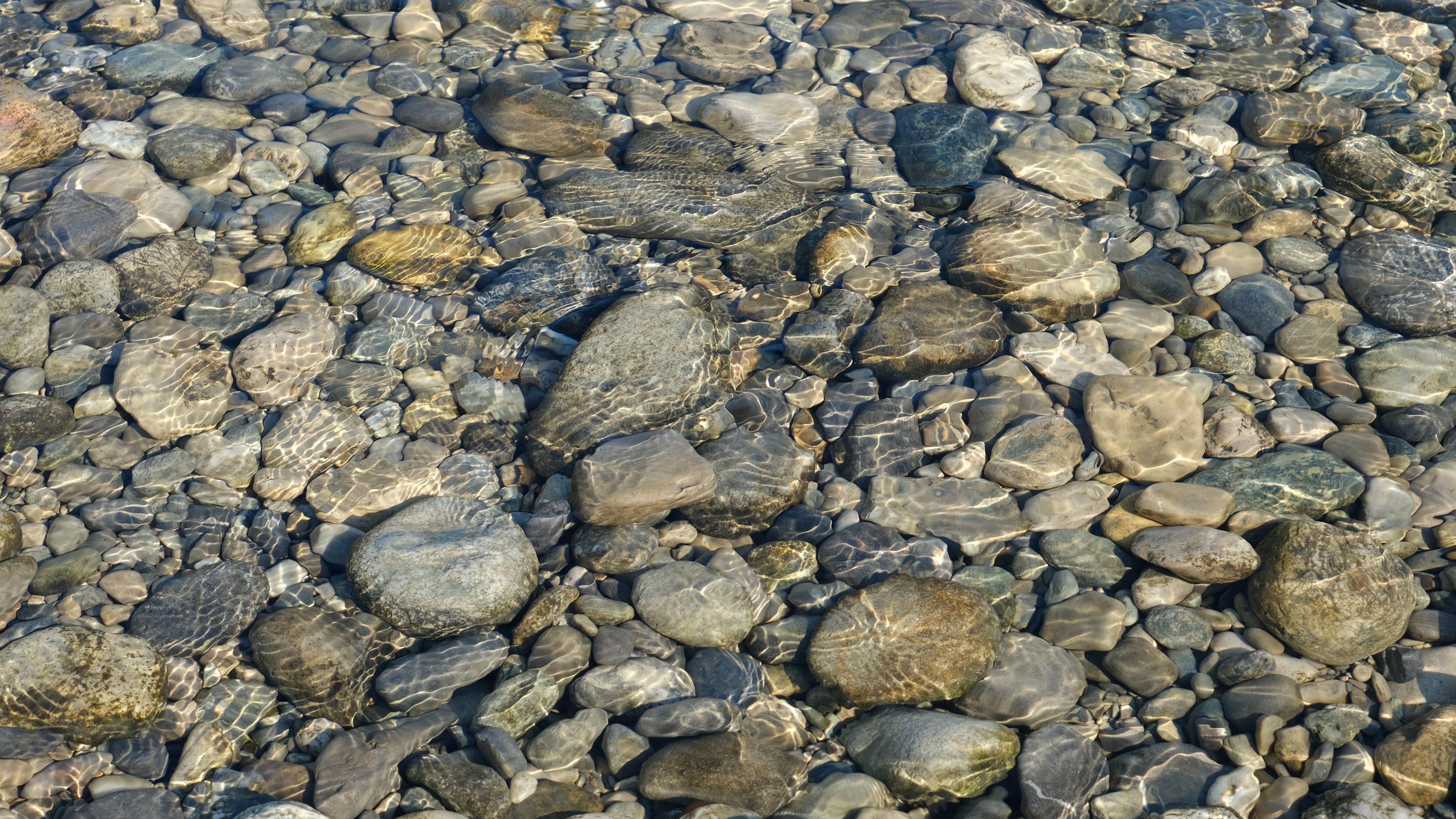 Stones Water Ripples K HD Nature