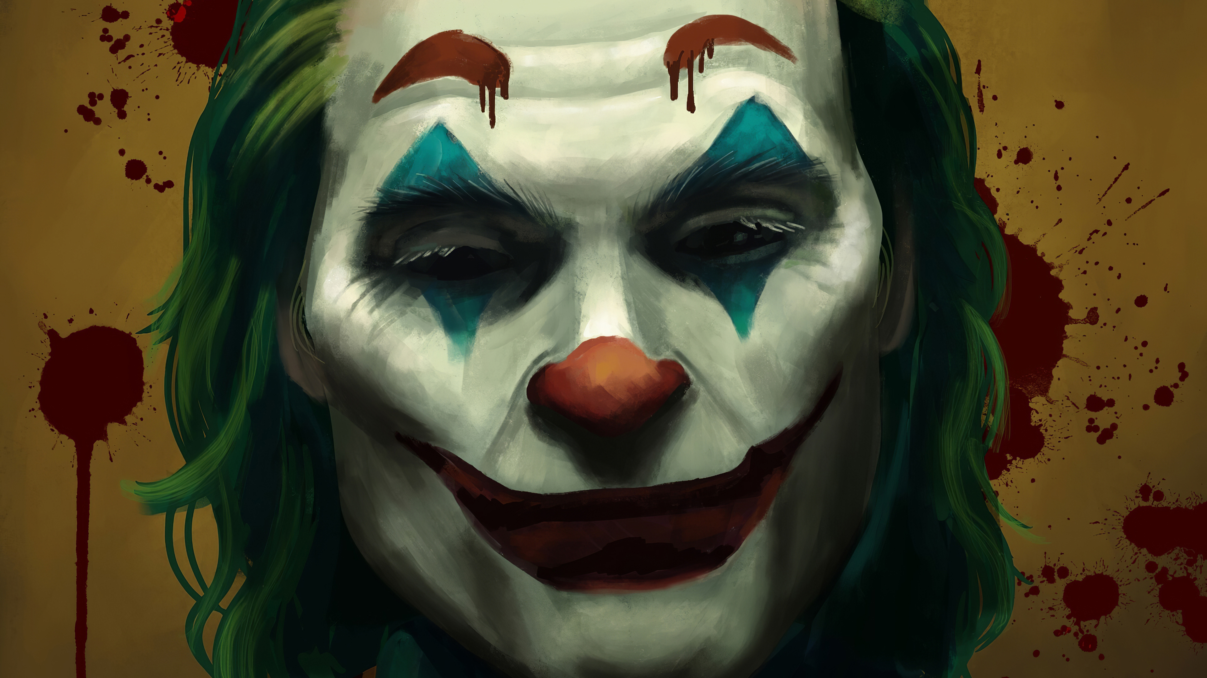 Closeup Of Joker Joaquin Phoenix DC Comics K HD Joker