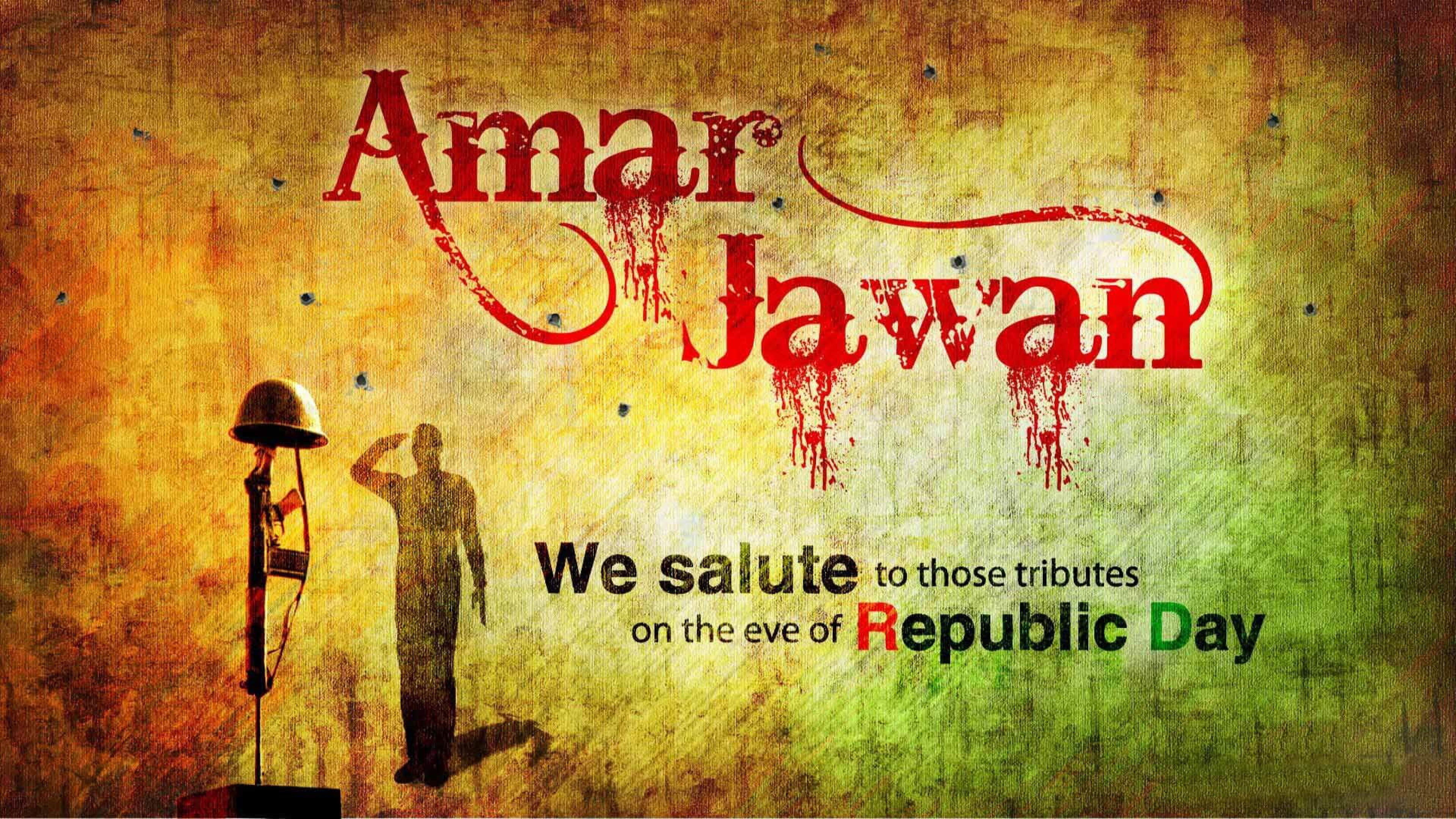 Happy Republic Day Wishes India January Amar Jawan K HD Republic Day