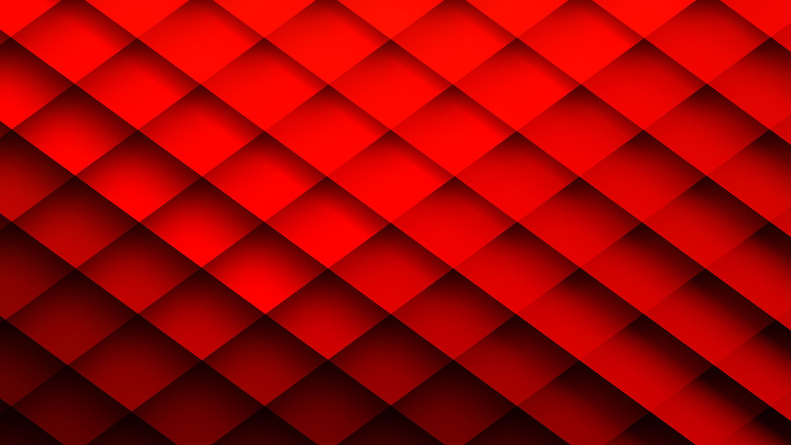 Red Rhombus Geometric Shapes HD Red