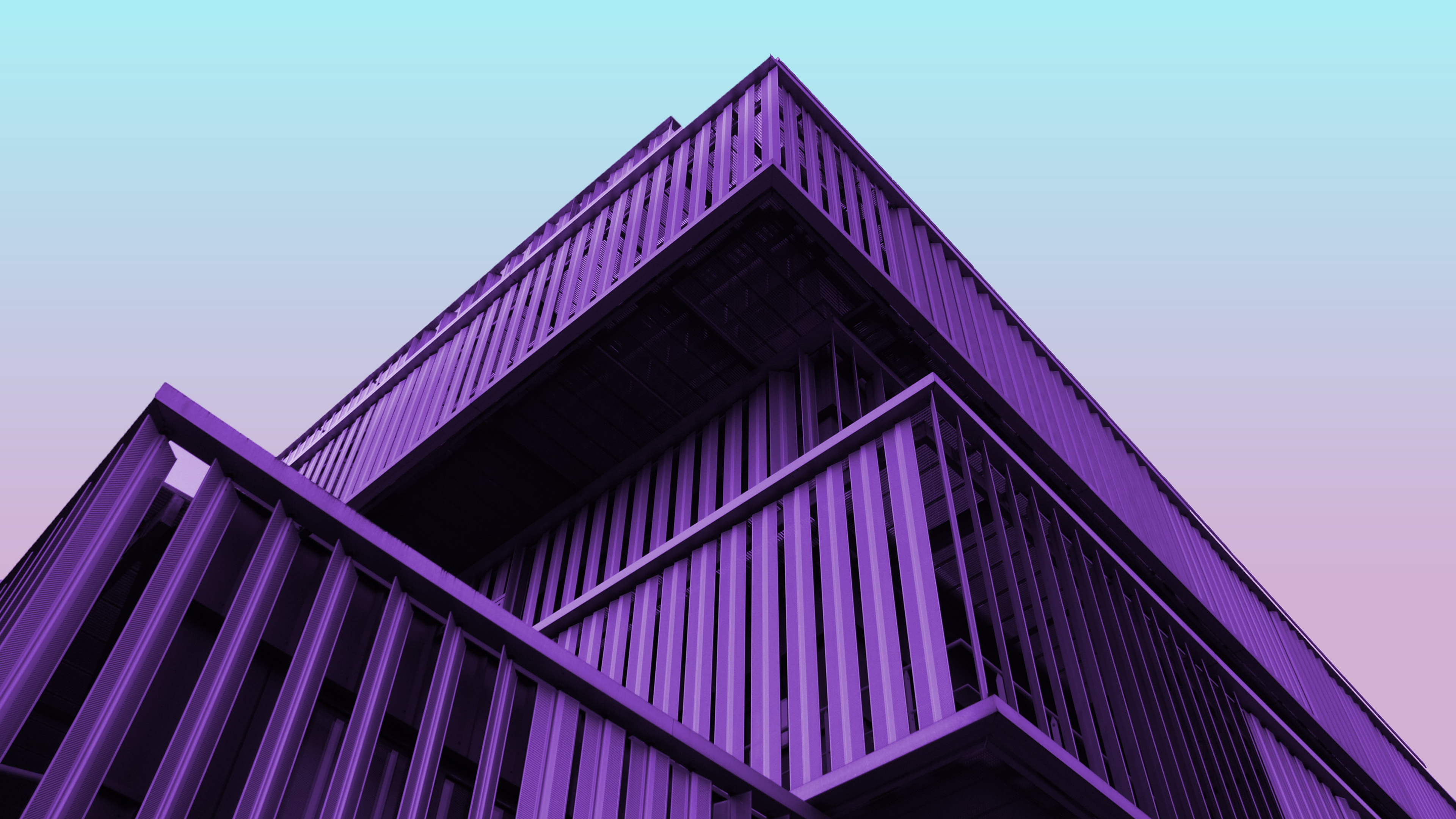 Purple Metal Structure K