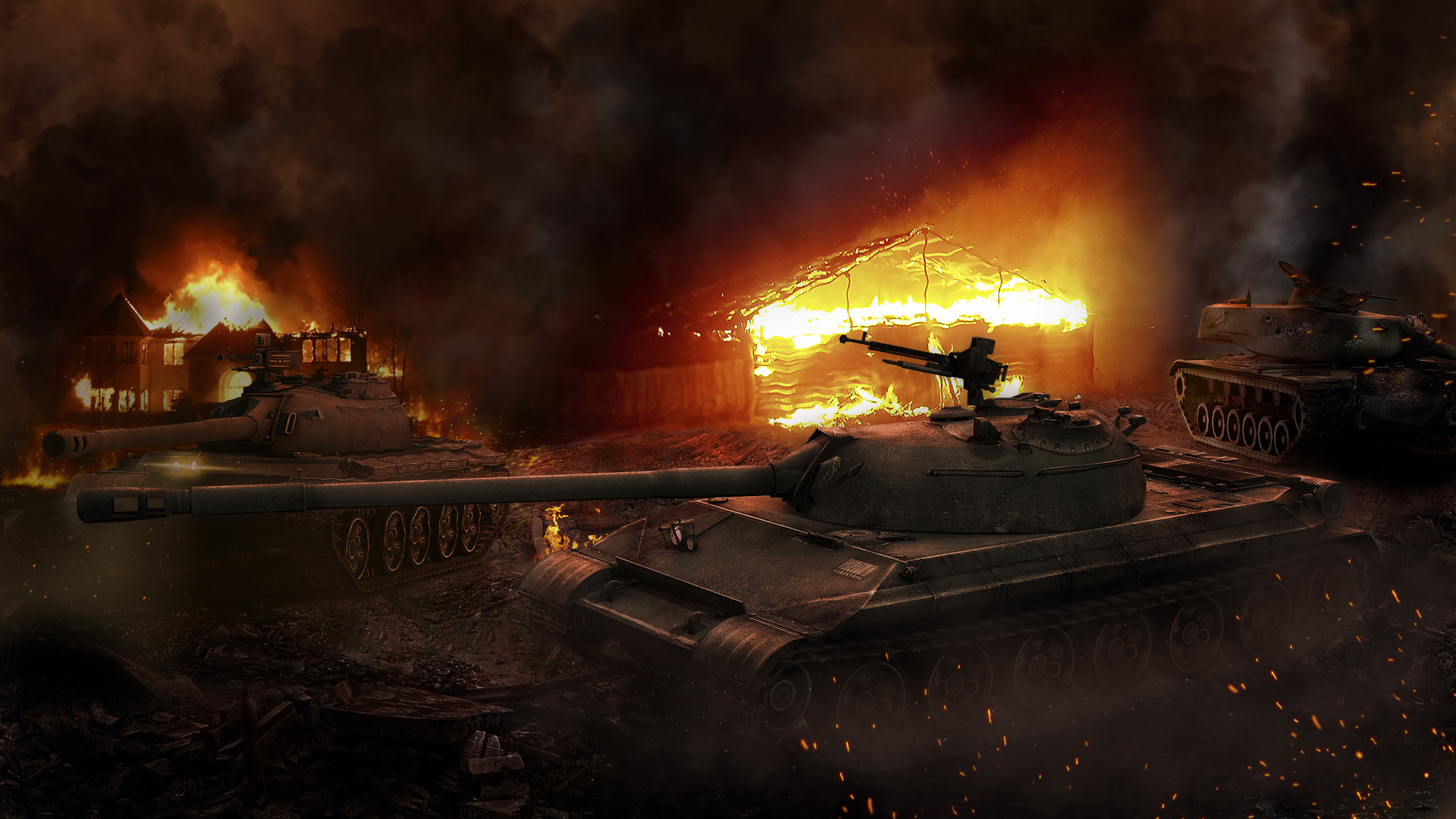 World Of Tanks With Wallpaper Of Fire And Dark Smoke HD World Of Tanks