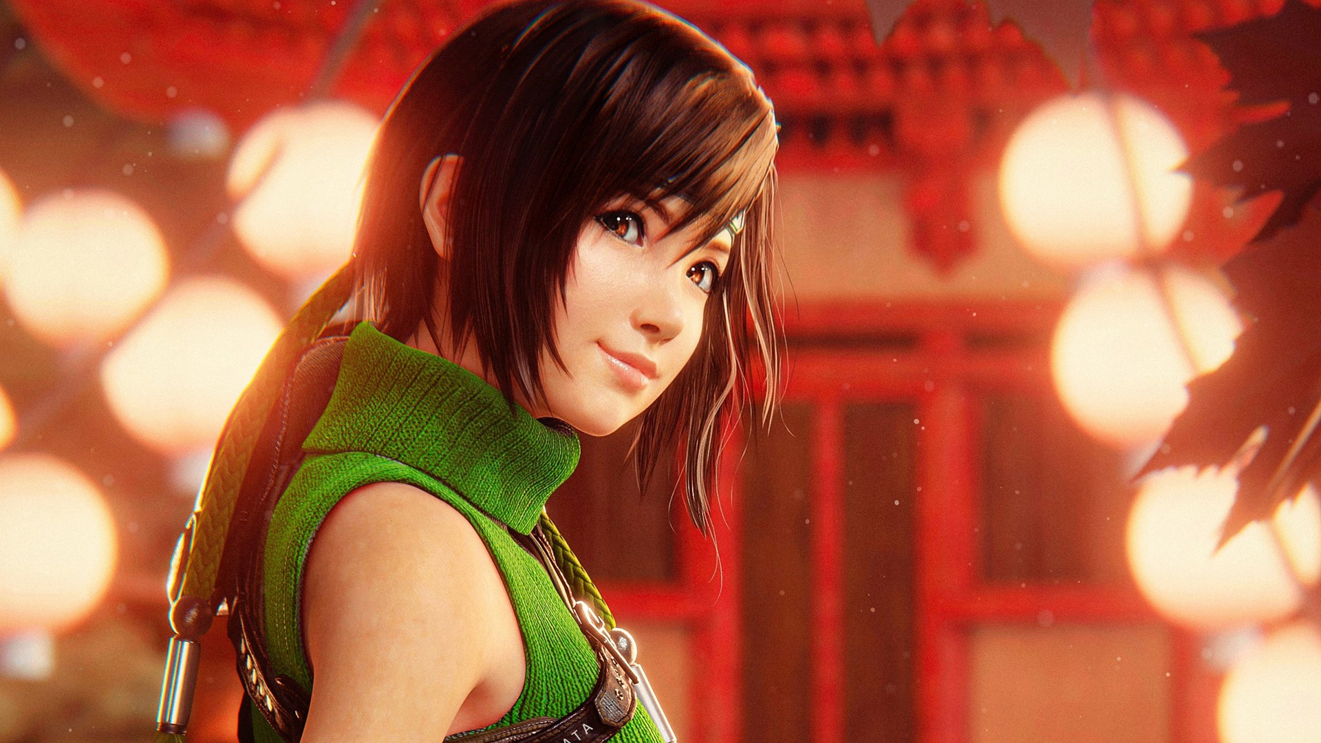 Yuffie Kisaragi Green Dress HD Final Fantasy VII Remake