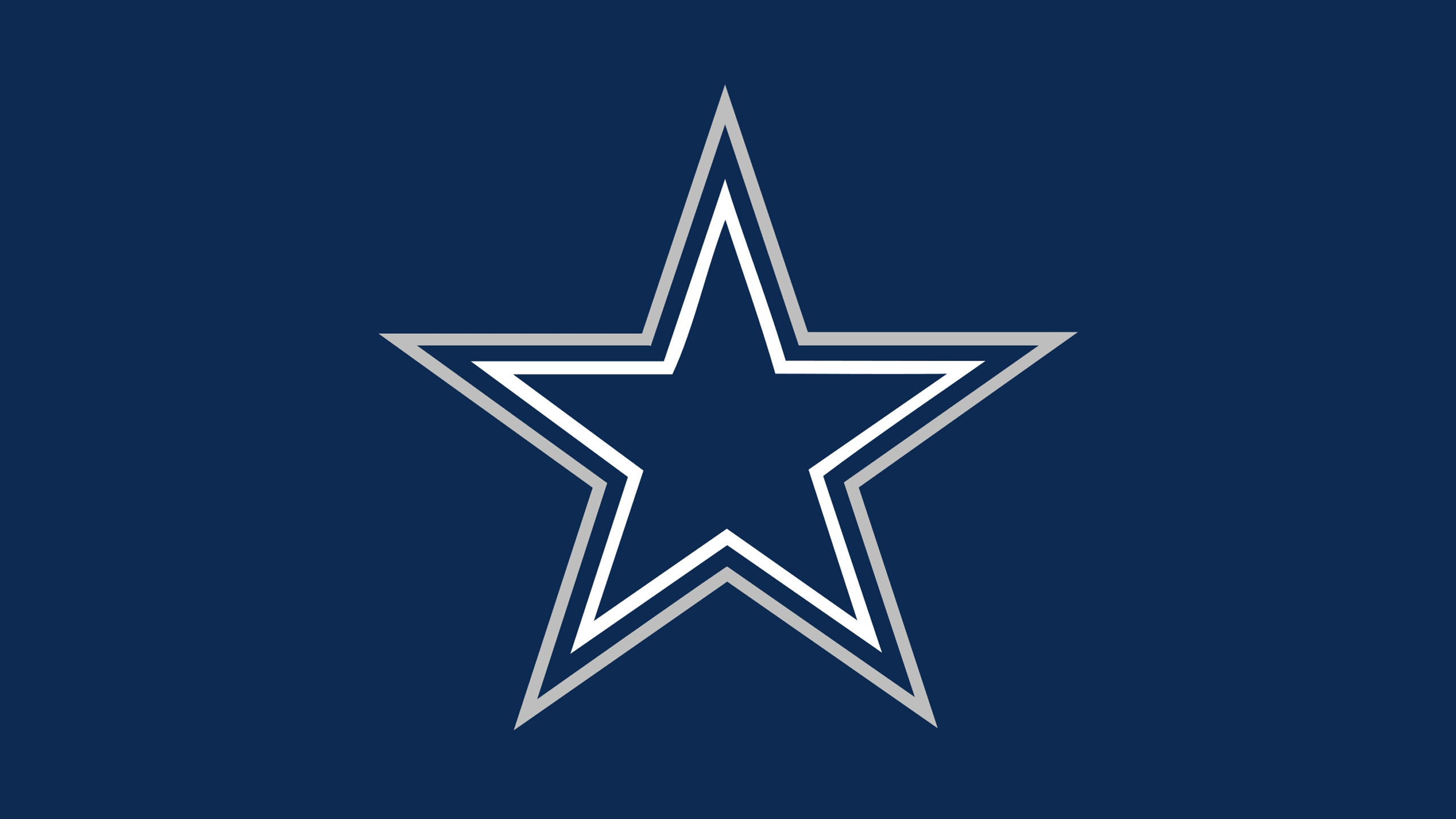 Dallas Cowboys Logo In Blue Wallpaper HD