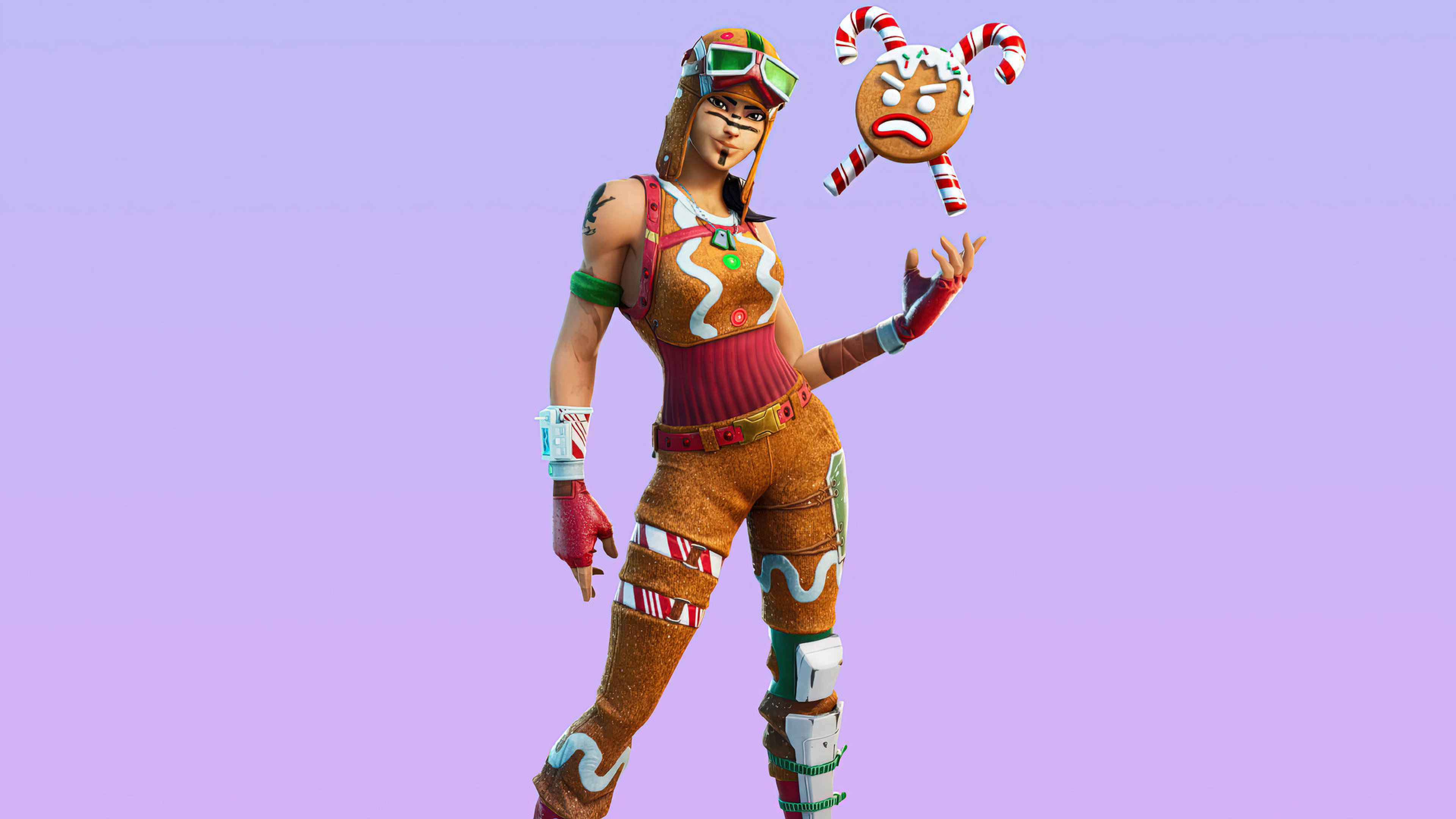 Gingerbread Raider Skin Outfit K HD Fortnite