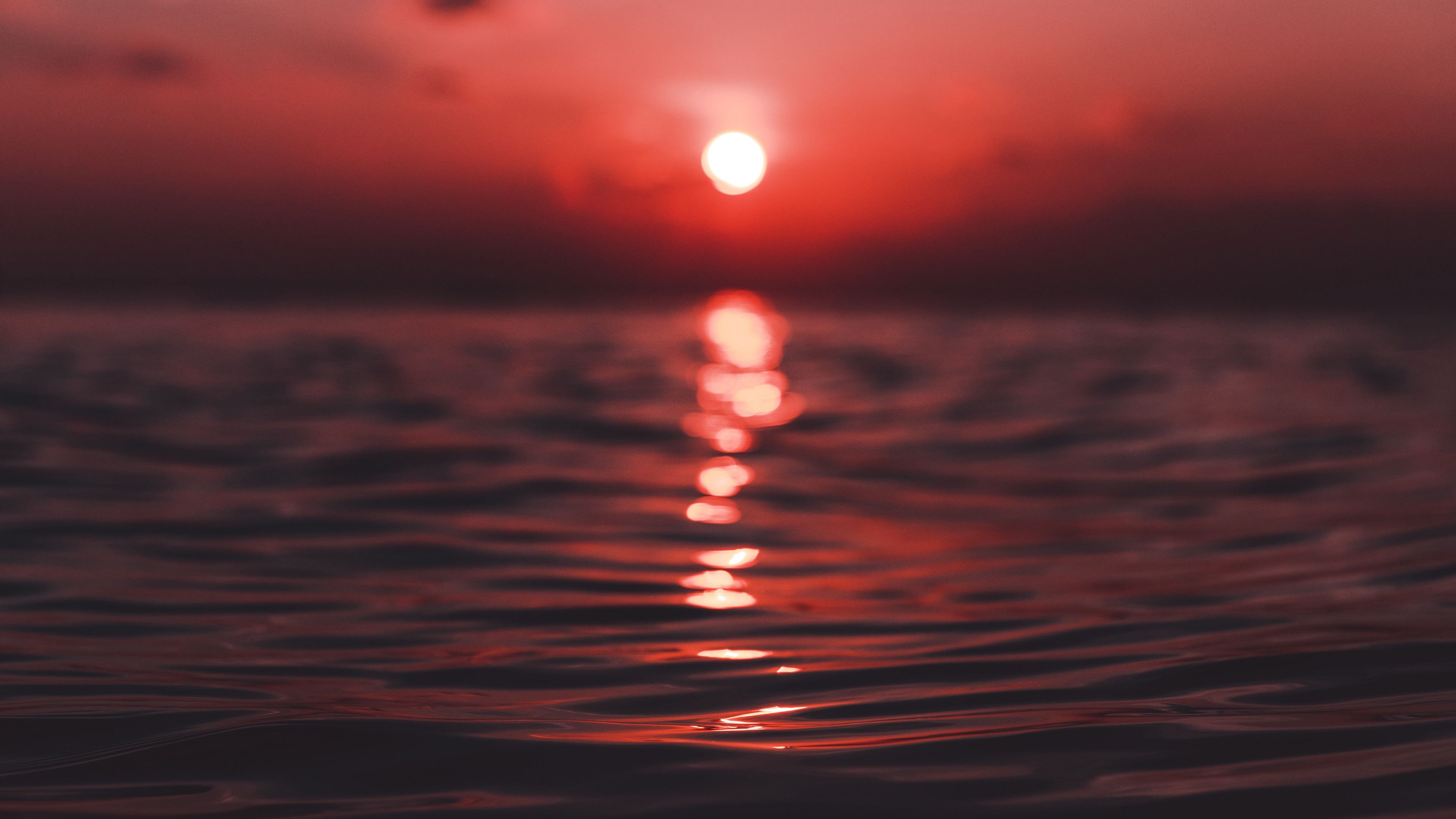 Reflection Of Sunset On Water K HD Nature